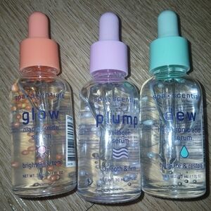 Skincare Serum Set - Mint, Purple, and Orange